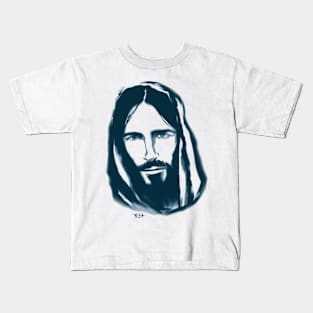 Jesus Christ Face illustration Kids T-Shirt